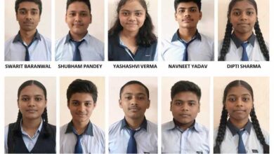जी एम एकेडमी सलेमपुर देवरिया के कक्षा 10 के टॉपर्स का फोटो कोलाज, जिसमें स्वारित बरनवाल, शुभम पांडेय, यशस्वी वर्मा, नवनीत यादव, दिप्ती शर्मा सहित अन्य छात्र-छात्राएं शामिल हैं