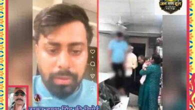 फरीदाबाद के वल्लभगढ़ में आत्महत्या मामले से जुड़ी फीचर इमेज, जिसमें इंस्टाग्राम वीडियो का स्क्रीनशॉट, घटनास्थल का दृश्य और रिपोर्टर ठाकुर बख्श सिंह की तस्वीर दिखाई गई है।